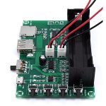 AMPLIFICATORE AUDIO 2X5WATT CON BLUETOOTH SD USB ALIMENTAZIONE 18650MOD: BLUEAMP10W - immagine 3